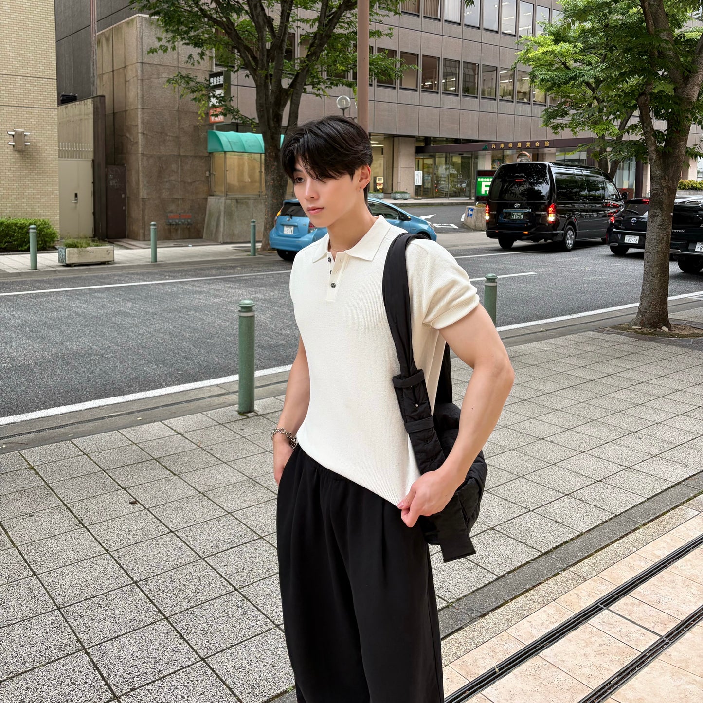 Textured Polo Shirt
