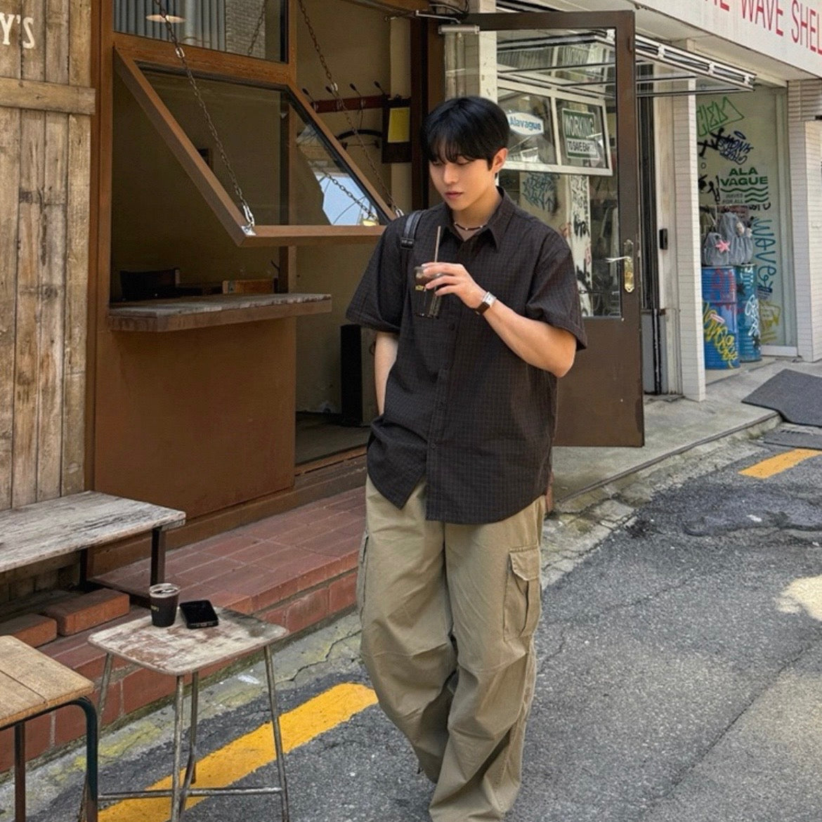 Korean Style Short-Sleeve Shirt