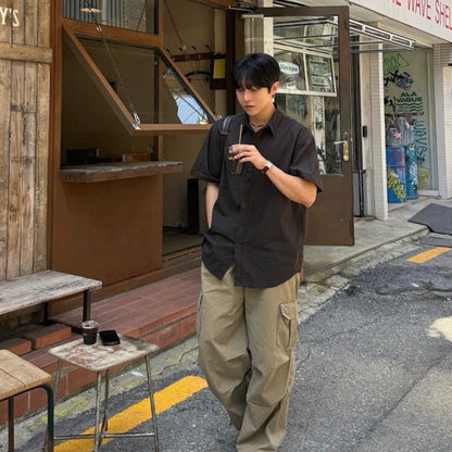 Korean Style Short-Sleeve Shirt