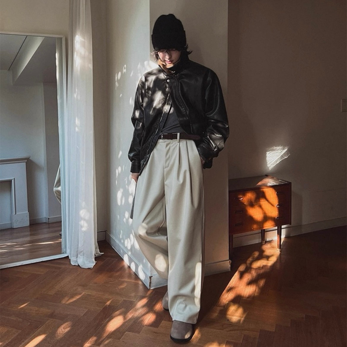 Winter Wide-Legged Commuter Pants