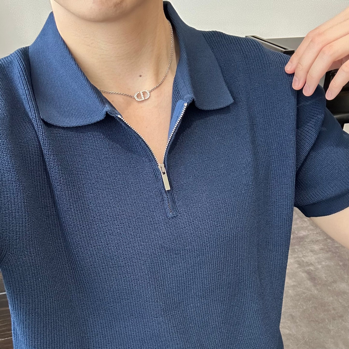 Breezy Knit Short-Sleeve Shirt