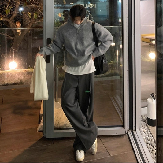 Casual Wide-Leg Pants