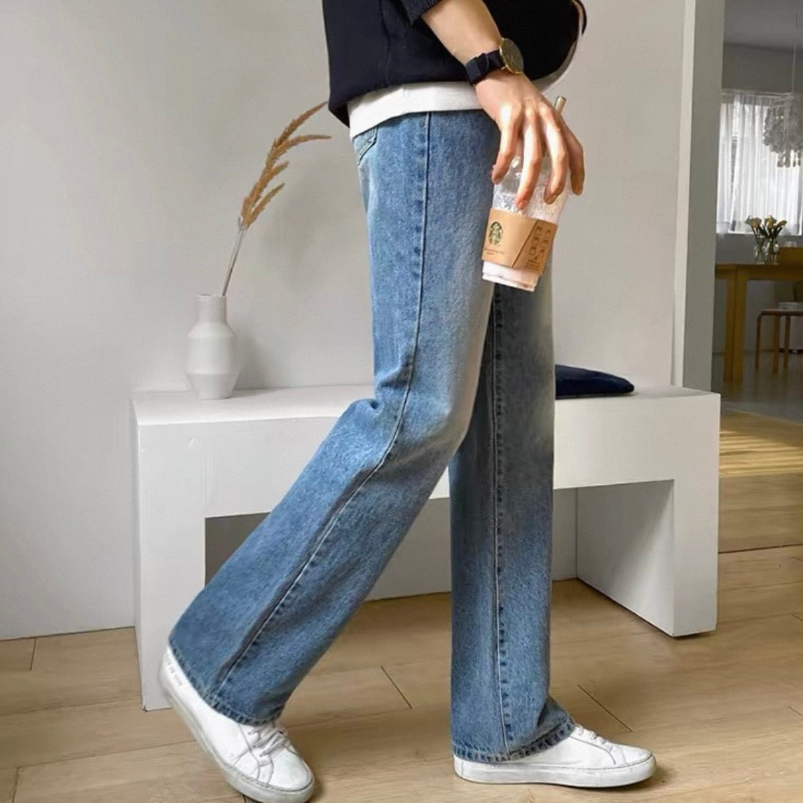 Soft Fade Straight Denim
