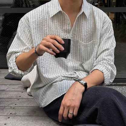 Seersucker Stripe Shirt