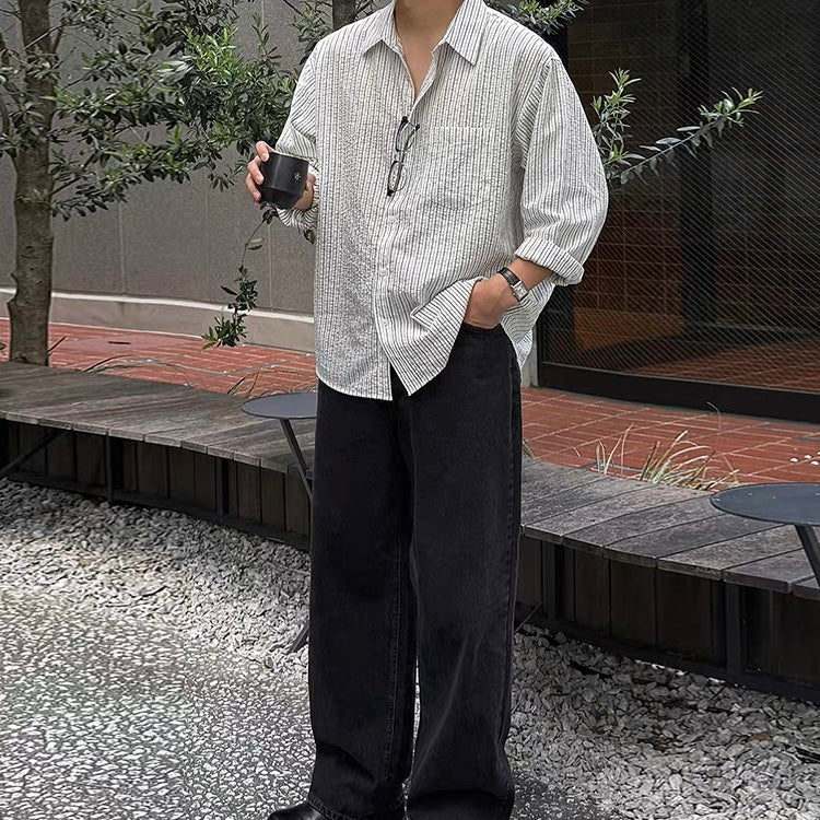 Seersucker Stripe Shirt