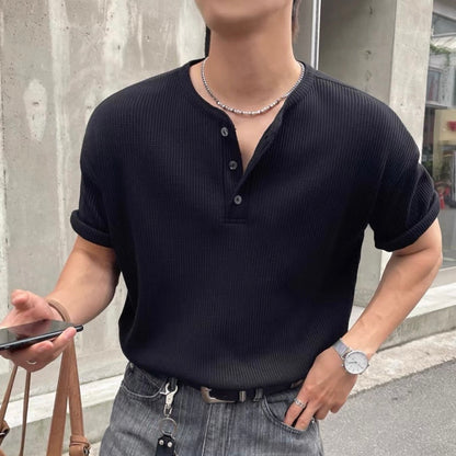 Loose Summer Collared T-shirt