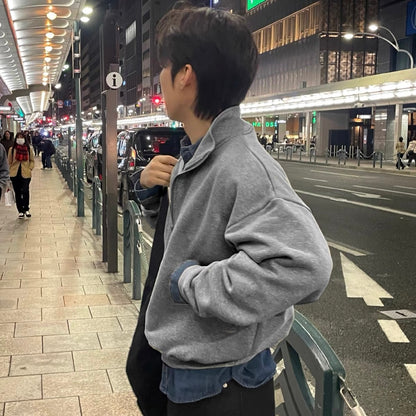 Vintage Wash Half-Zip Sweatshirt