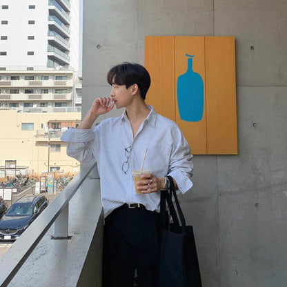 Korean Trend Striped Shirts