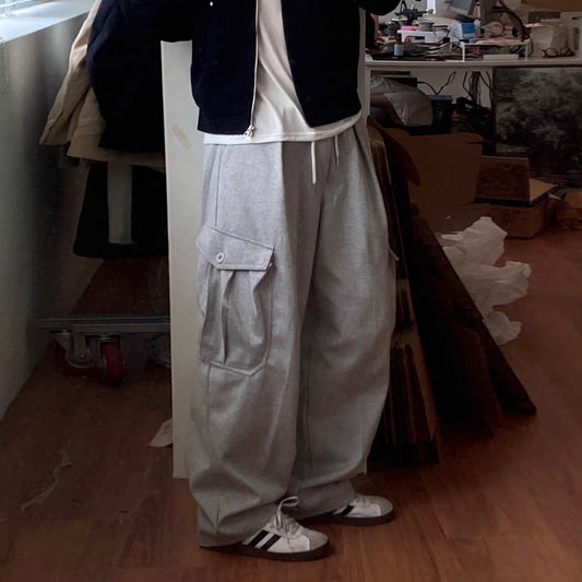 Casual Wide-Leg Pants