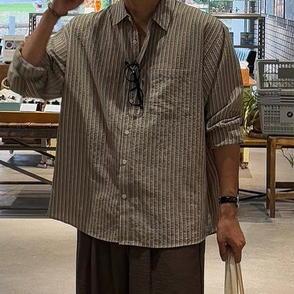 Seersucker Stripe Shirt