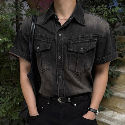 Korean Style Denim Shirt