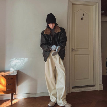 Winter Wide-Legged Commuter Pants