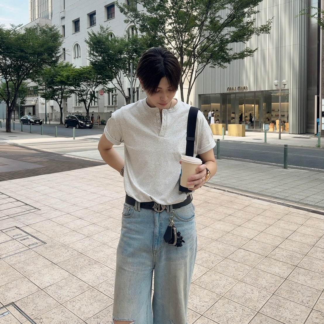 Summer Basic Round Neck Tee