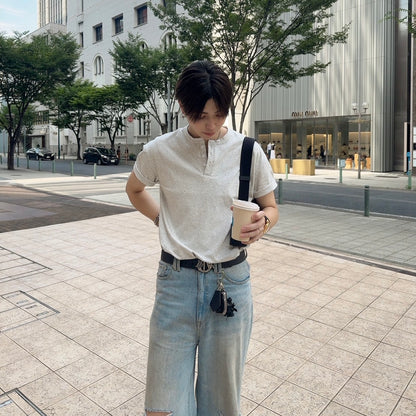 Summer Basic Round Neck Tee