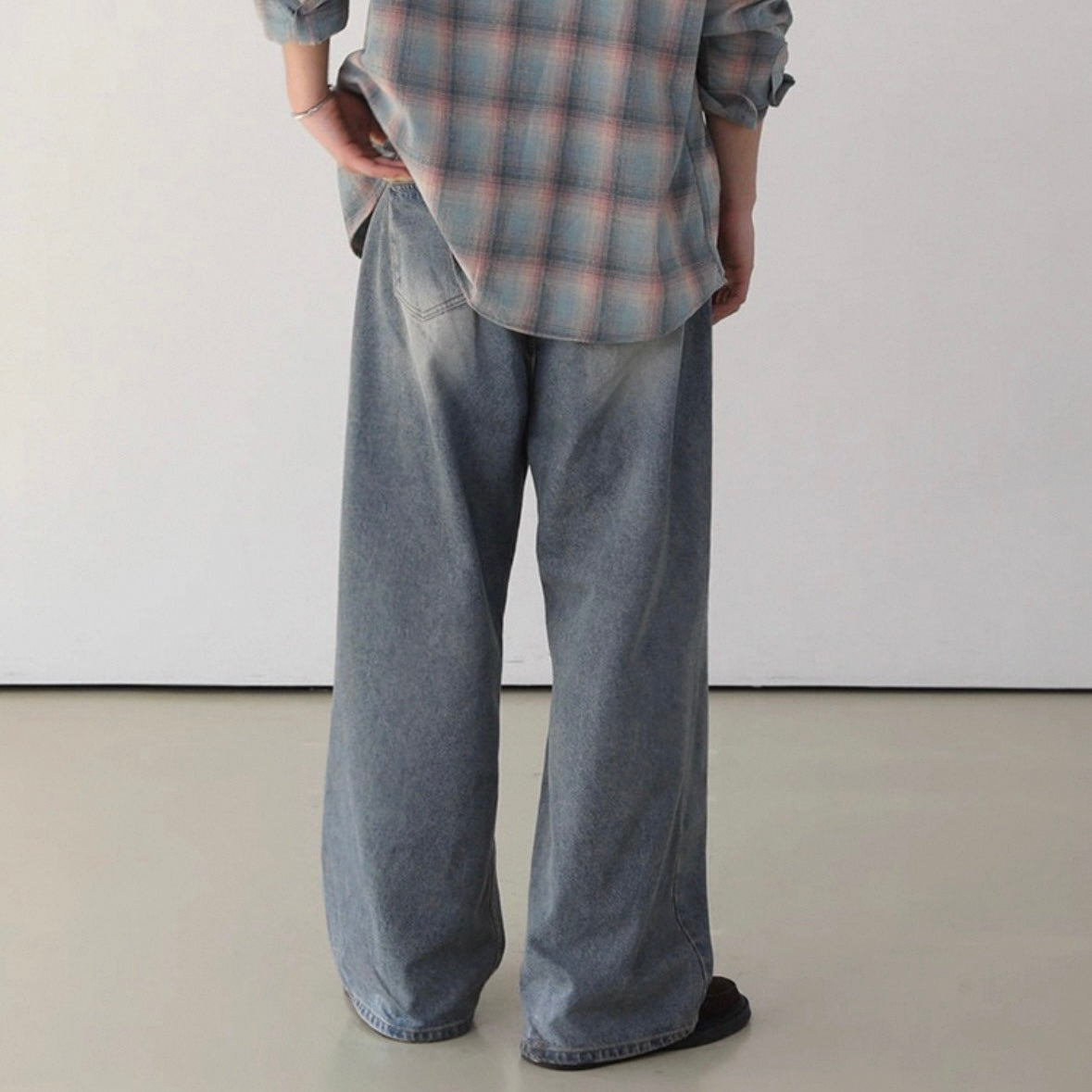 Korean Style Wide-Leg Jeans