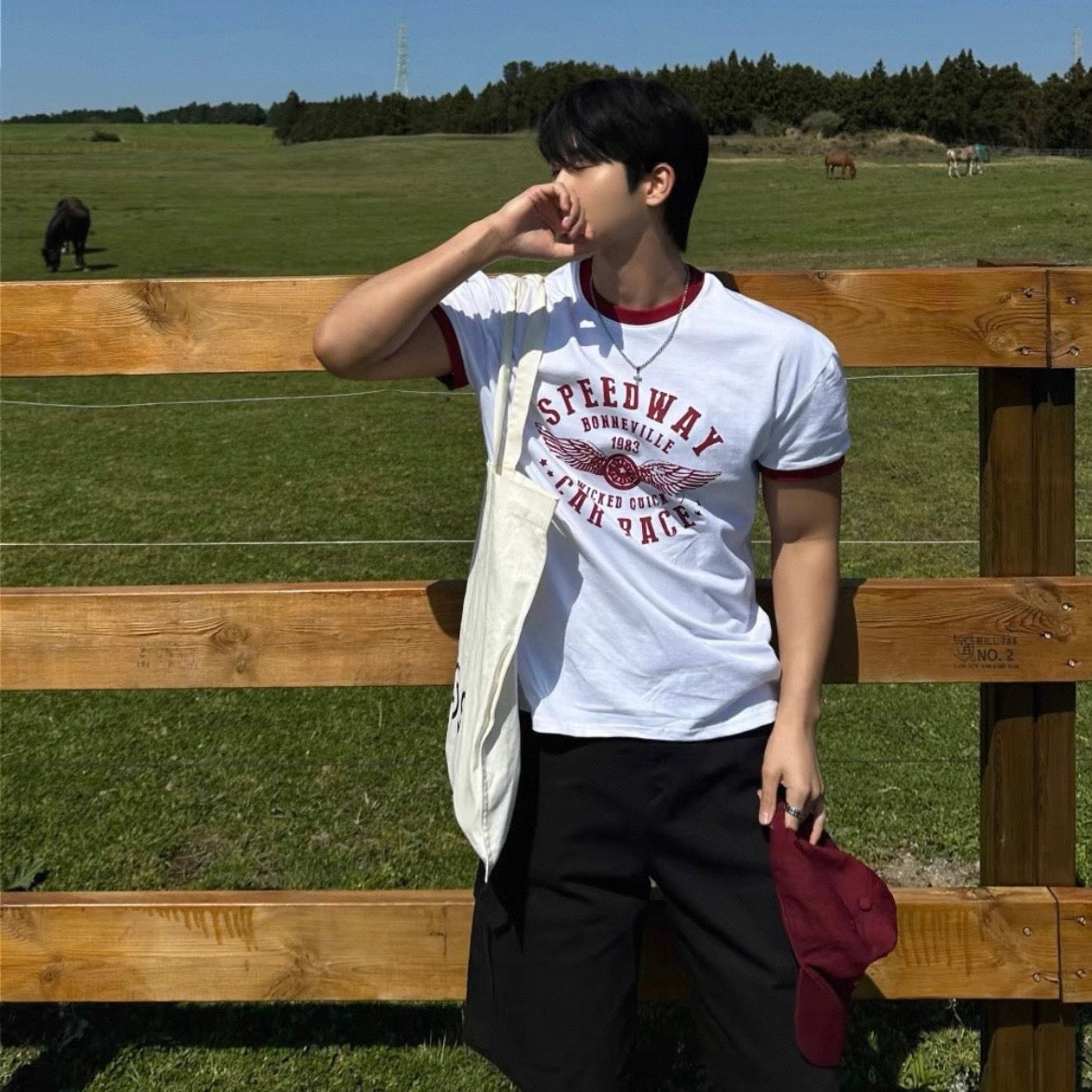 Retro Color Block T-Shirt