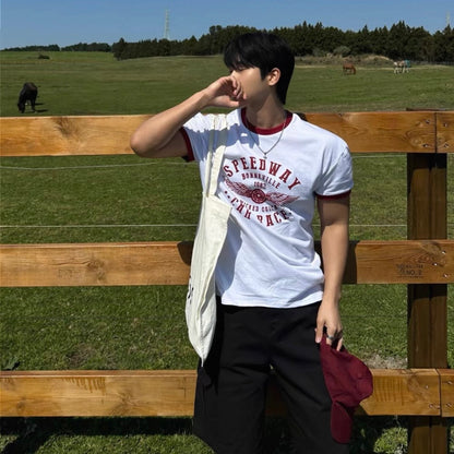 Retro Color Block T-Shirt