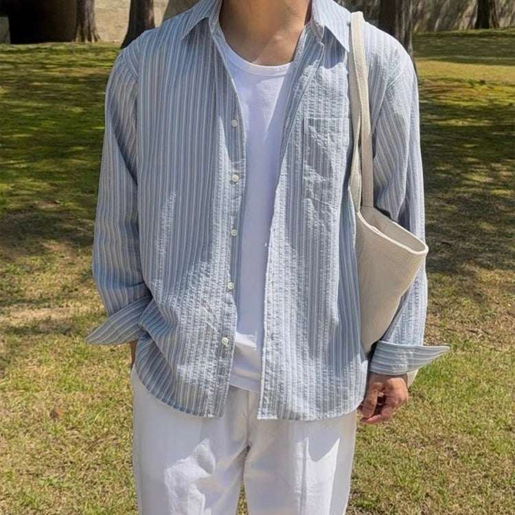 Noel Stripe Oversized Shirt