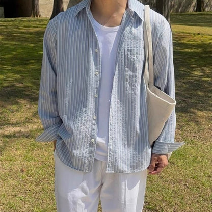Noel Stripe Oversized Shirt
