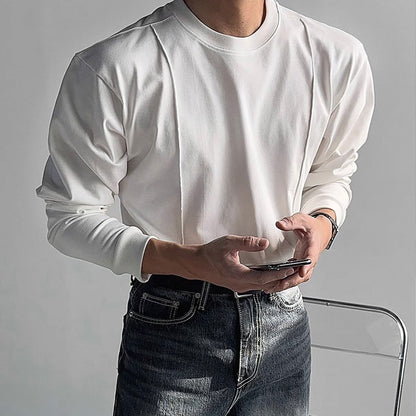 Minimal Line Long Sleeve T-Shirt