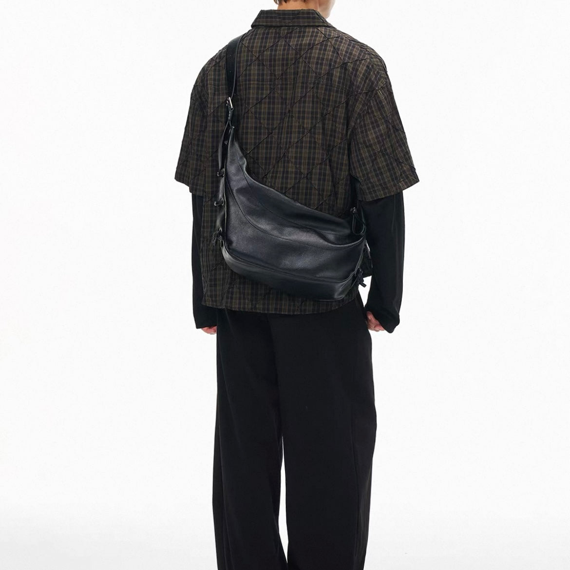 Chic Croissant Crossbody Bag