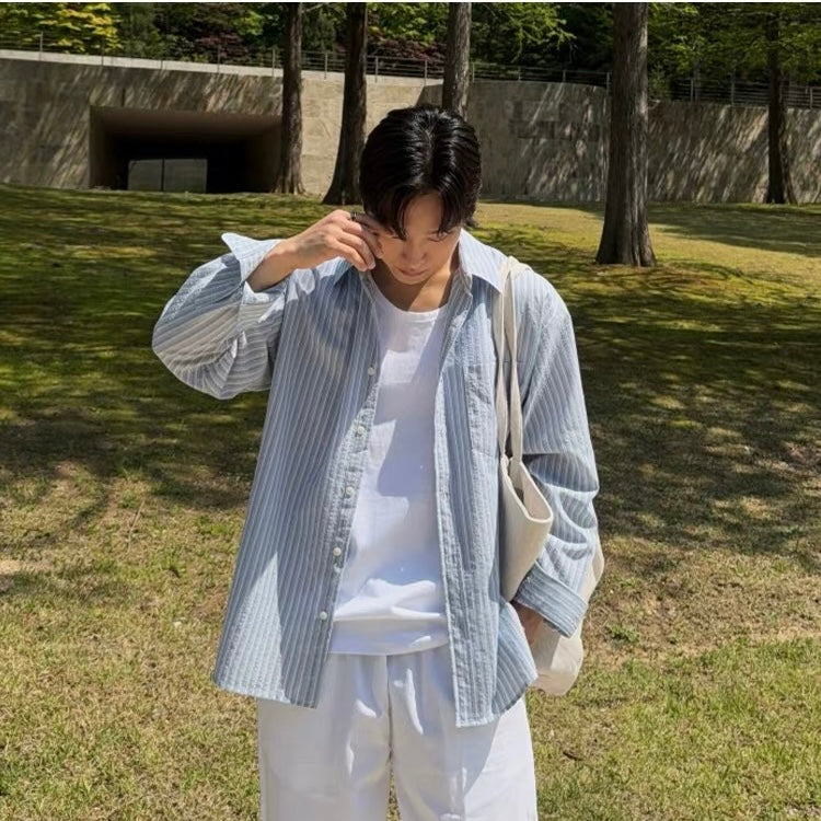 Noel Stripe Oversized Shirt