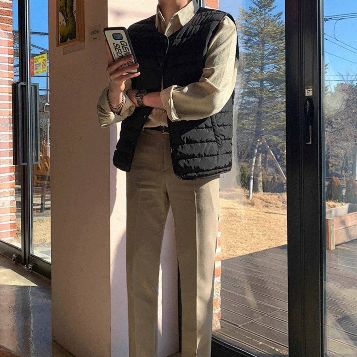 Korean Style Corduroy Shirt