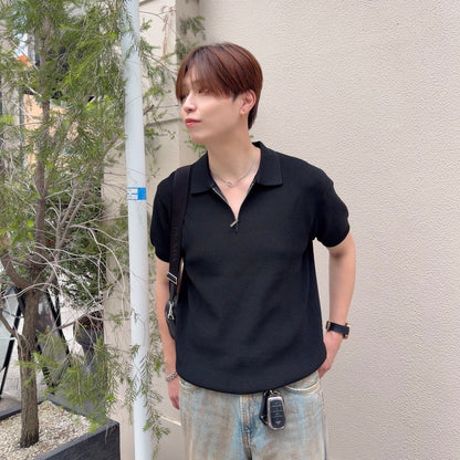 Breezy Knit Short-Sleeve Shirt