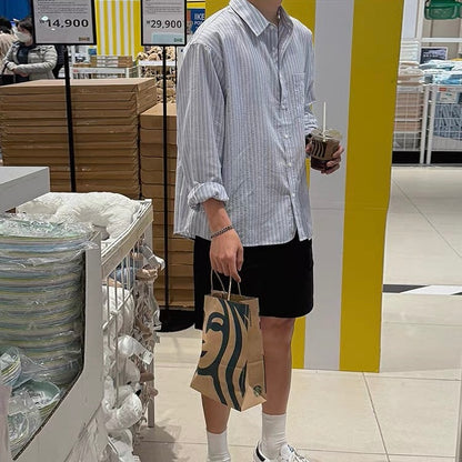 Seersucker Stripe Shirt