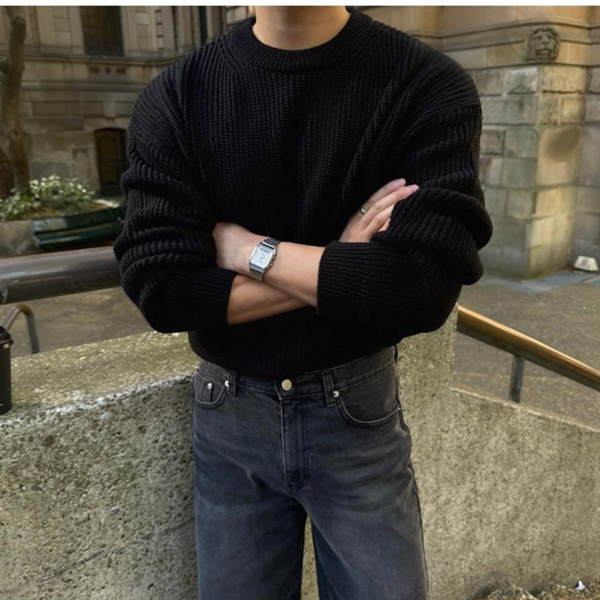 Korean Loose Knit Pullover