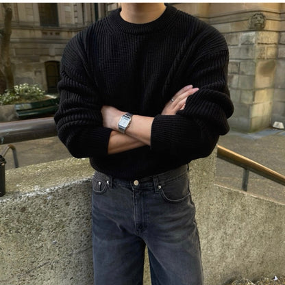 Korean Loose Knit Pullover