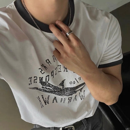 Retro Color Block T-Shirt