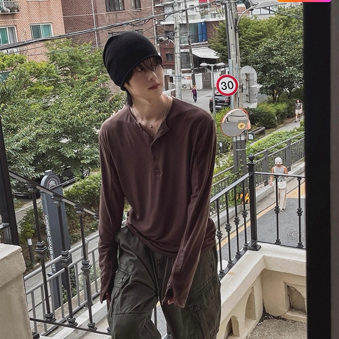 Casual Long-Sleeve T-Shirt