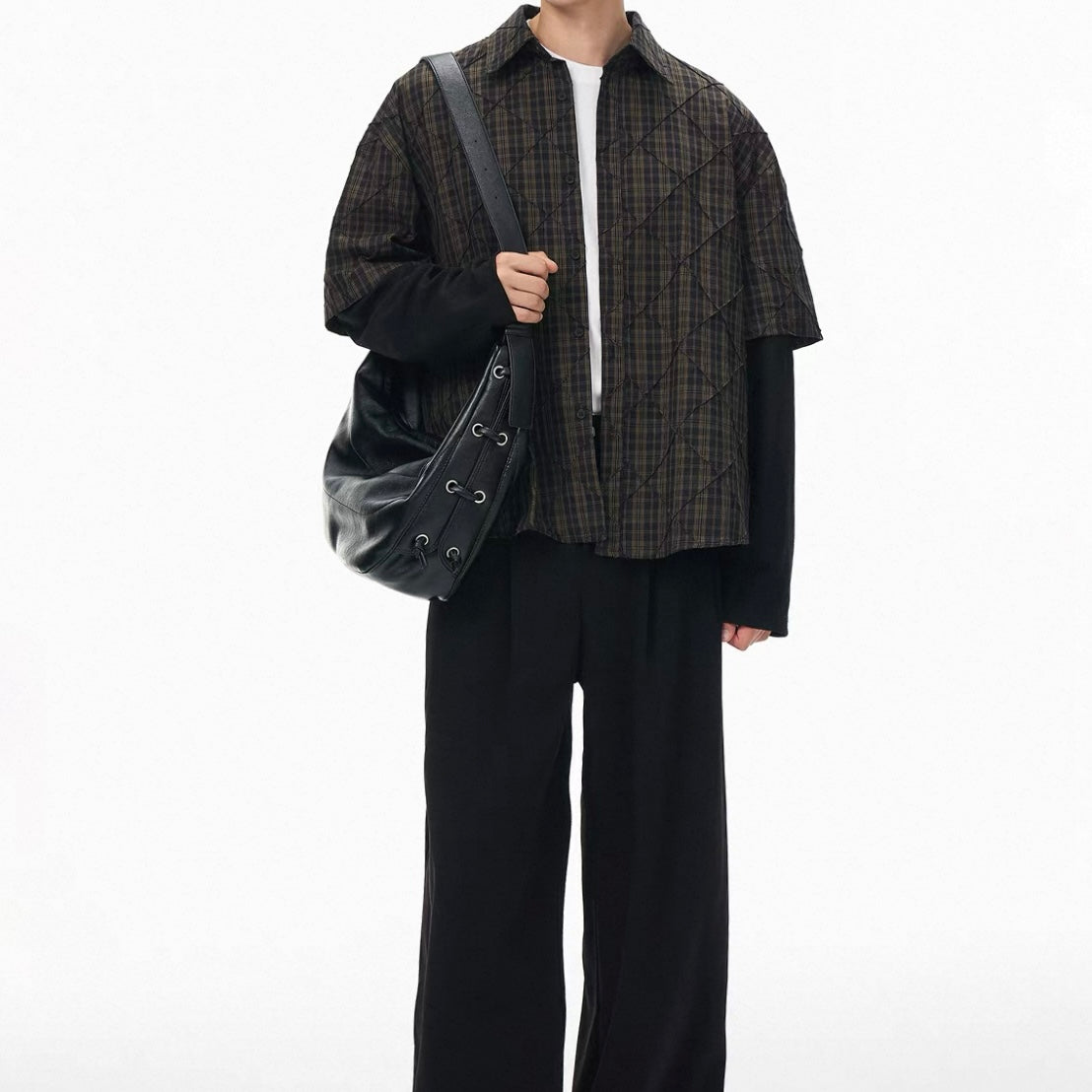 Chic Croissant Crossbody Bag