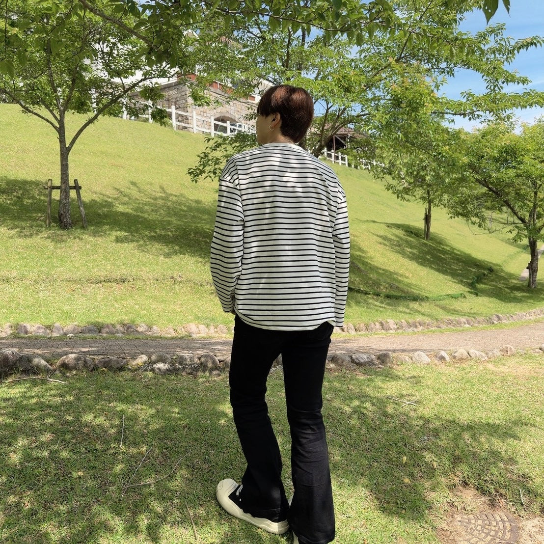 Casual Striped Long Sleeve T-Shirt