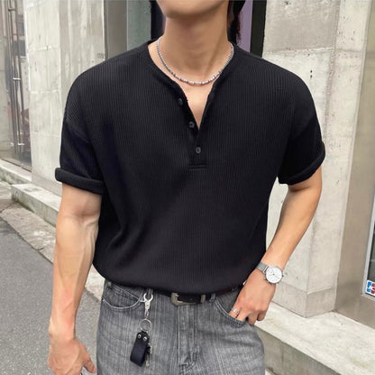 Loose Summer Collared T-shirt