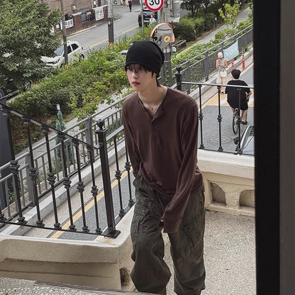 Casual Long-Sleeve T-Shirt