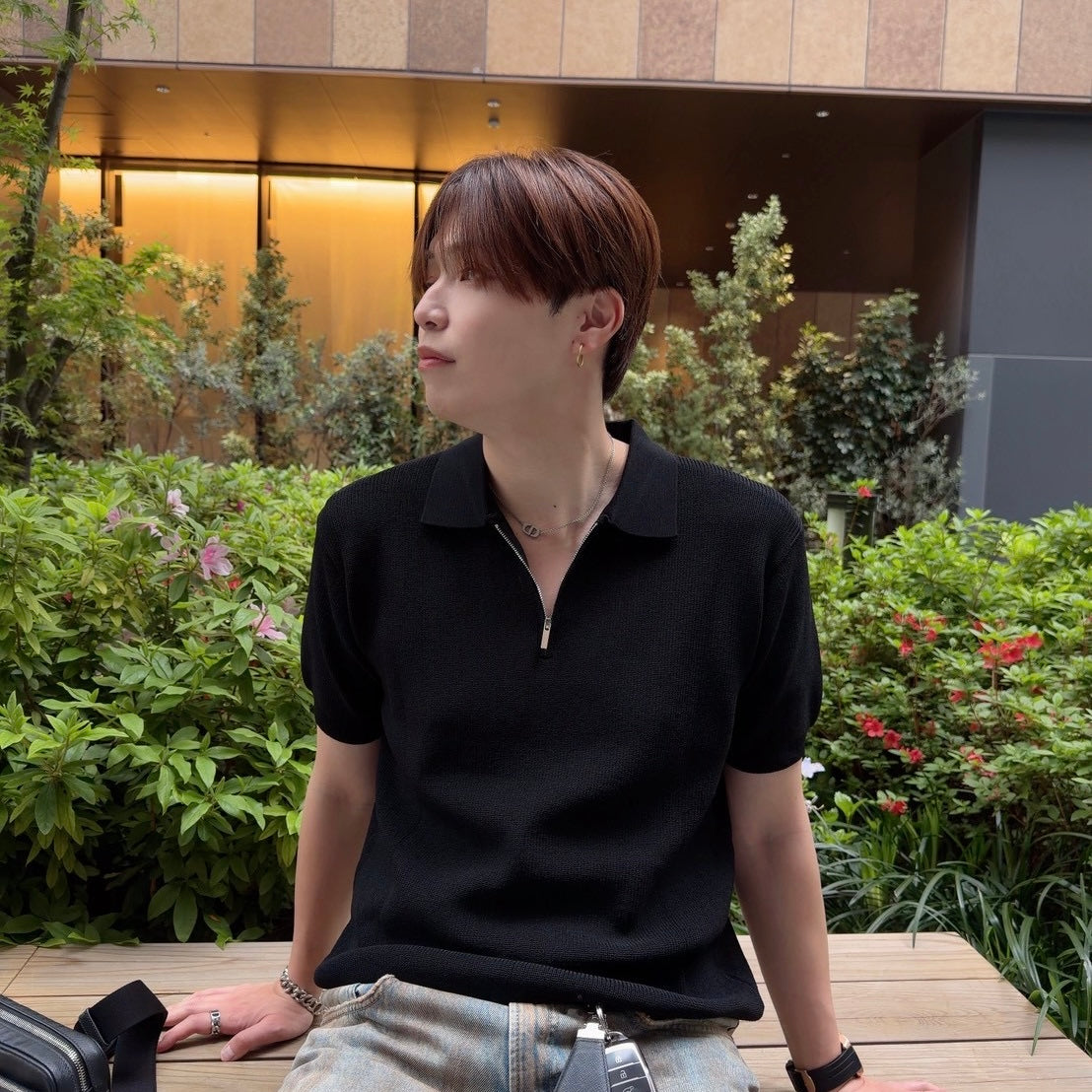 Breezy Knit Short-Sleeve Shirt