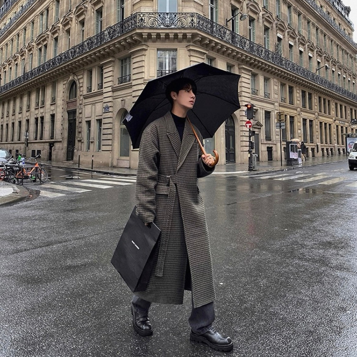 Korean Tweed Windbreaker Jacket