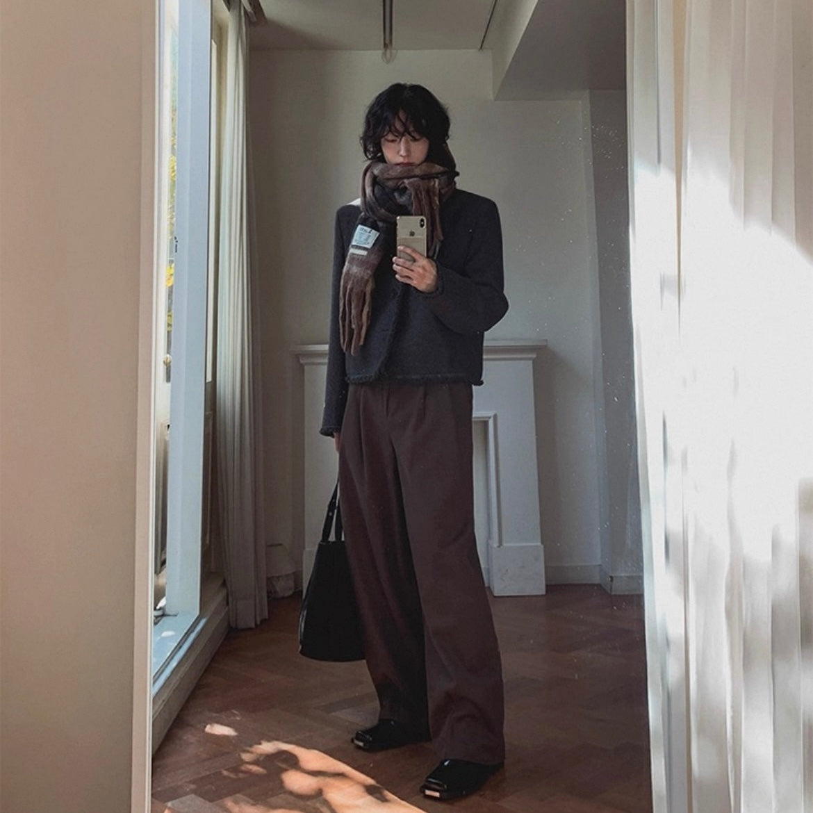 Winter Wide-Legged Commuter Pants
