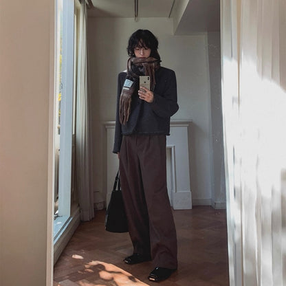Winter Wide-Legged Commuter Pants