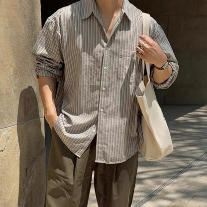 Noel Stripe Oversized Shirt