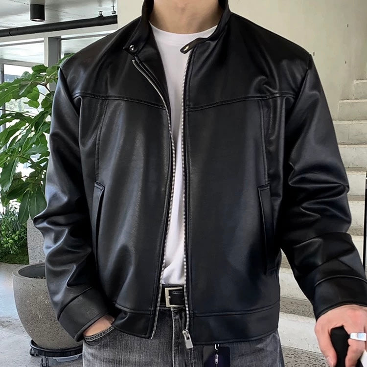 Men's High Sense Leather Jacket