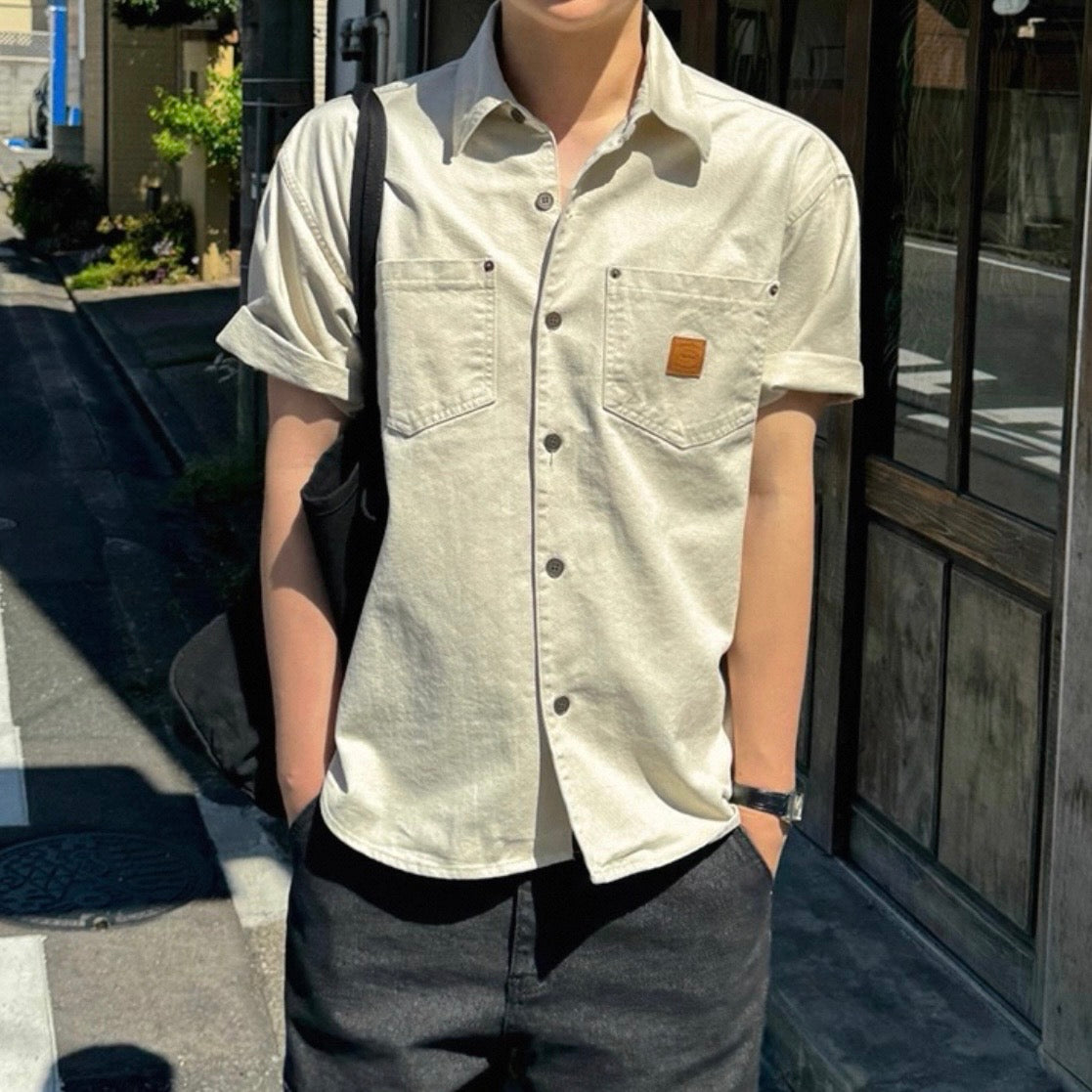Casual Summer Short-Sleeve Shirt