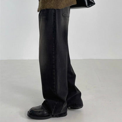 Korean Loose Wide-Leg Jeans