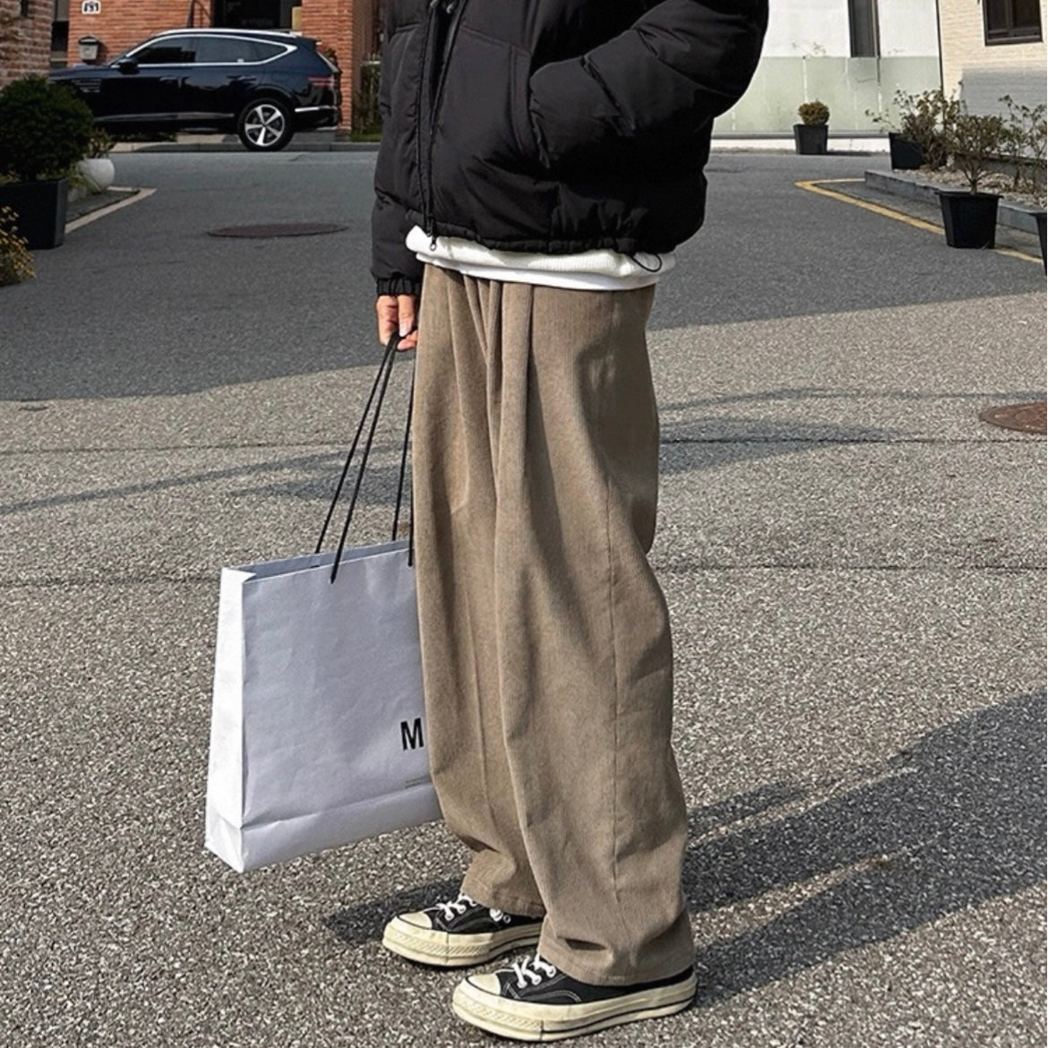 Casual Wide-Leg Pants