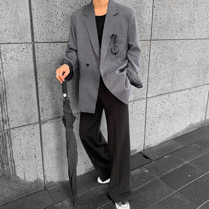 Casual straight suit pants