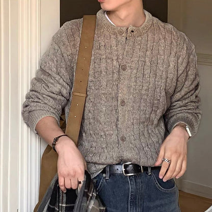 Casual Knit Sweater Coat