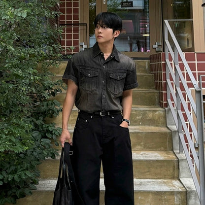 Korean Style Denim Shirt