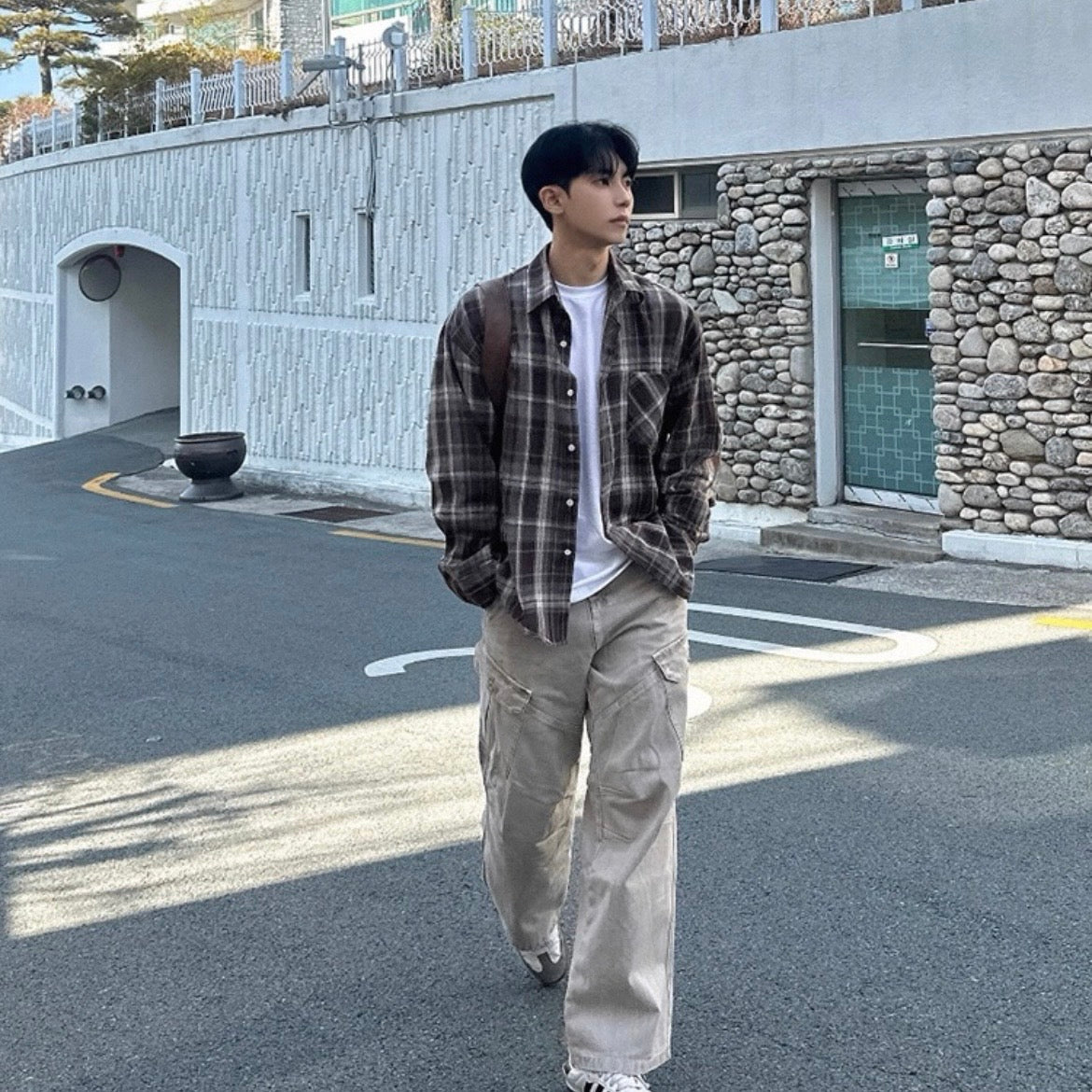 Retro Plaid Casual Shirt